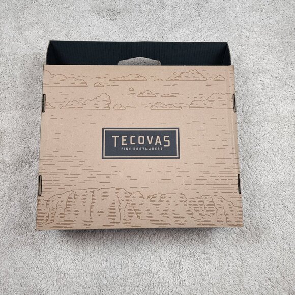 Tecovas The Doc Men's Square Toe Cowboy Boots 10.5 D Calfskin Midnight USA Clean - Picture 7 of 8